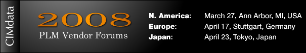 CIMdata 2008 PLM Vendor Forums