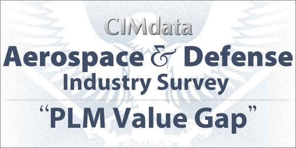 CIMdata Aerospace & Defense Industry Survey "PLM Value Gap"