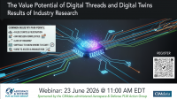Webinar: The Value Potential of Digital Twins and Digital Threads - Results of Industry Research