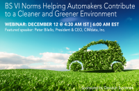 Webinar: Helping Automakers Contibute to a Cleaner and Greener Environment