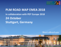 PLM Road Map EMEA 2018 in collaboration with PDT Europe 2018