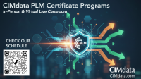 CIMdata PLM Certificate Program - Virtual Live Classroom Option 2: (4 half days over each of the following weeks October 26-29 & November 9-12 from 12:00 - 16:00 EDT)